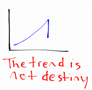The trend is not destiny